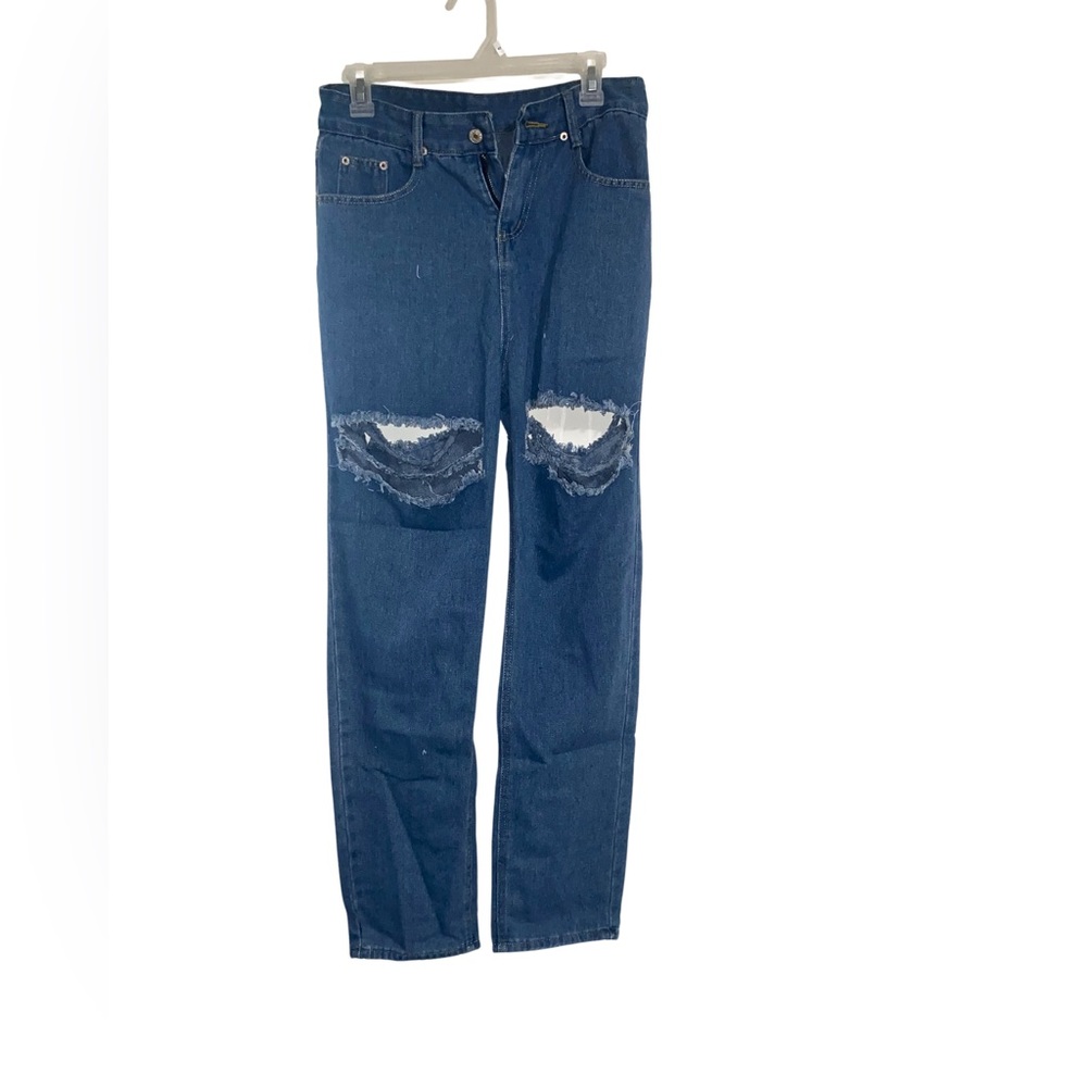 Ripped Blue Jeans
